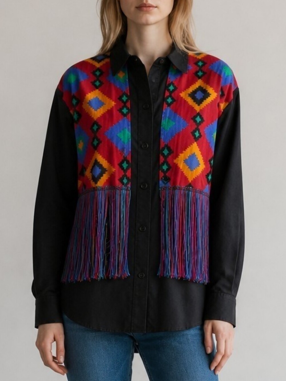 Saisa Western Rodeo Vintage Women's Shirt. Medium.